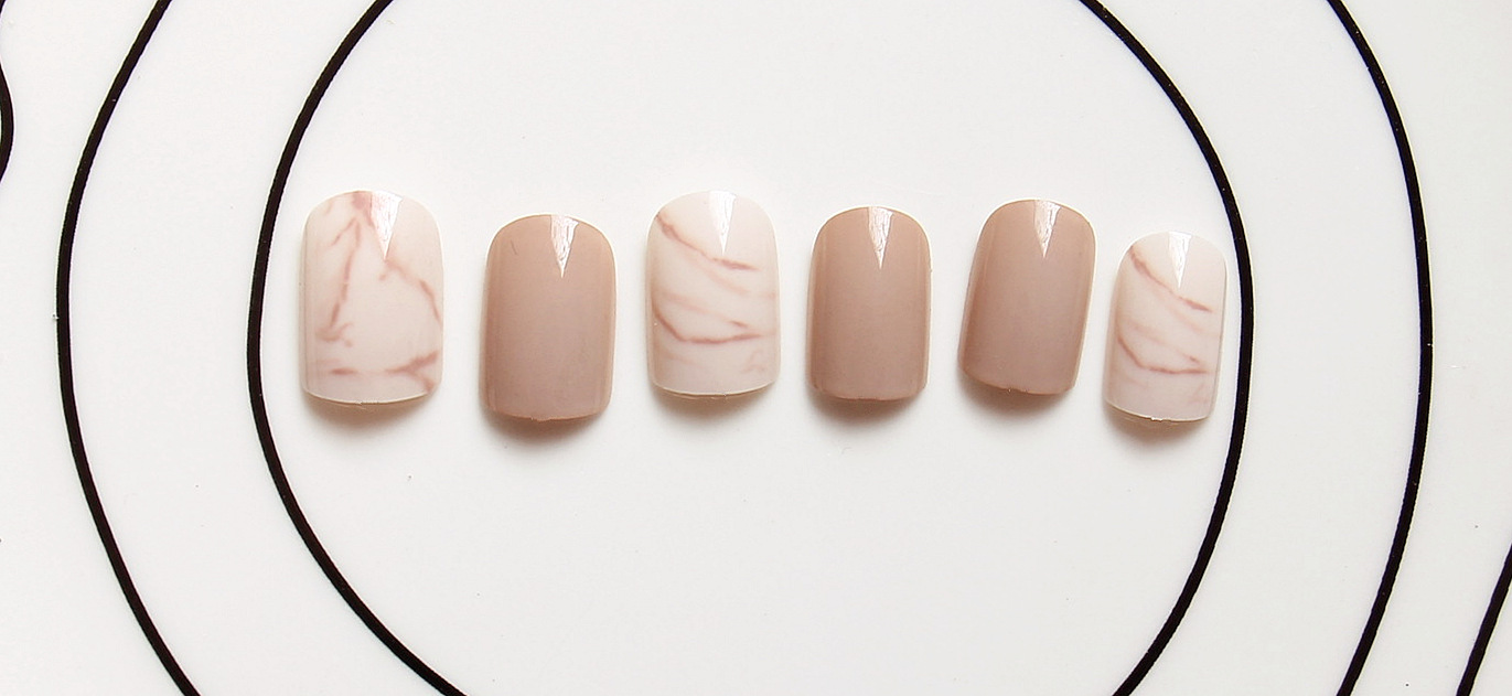 Light Khaki False Nails