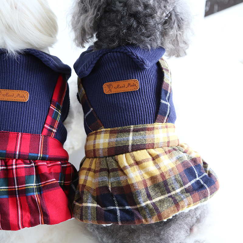 College Collar Plaid Skirt - Image 5