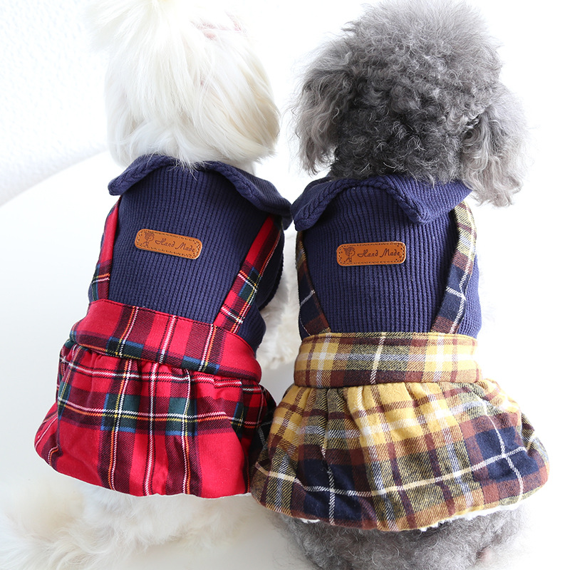 College Collar Plaid Skirt - Image 6