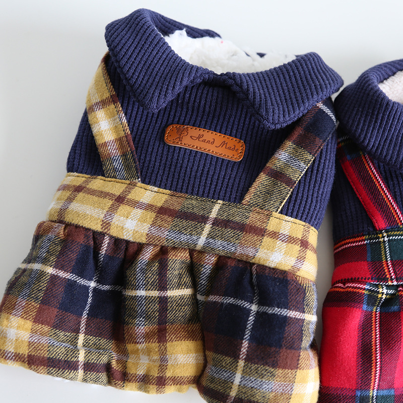 College Collar Plaid Skirt - Image 8