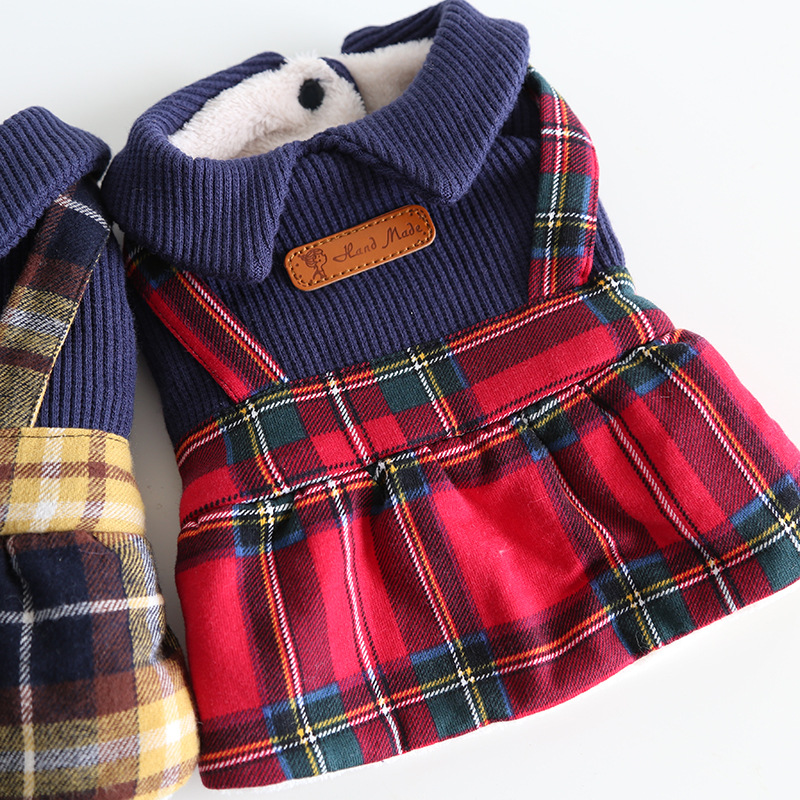 College Collar Plaid Skirt - Image 9