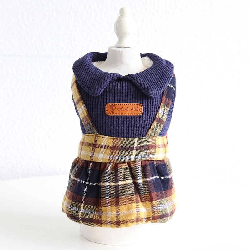 College Collar Plaid Skirt - Image 14