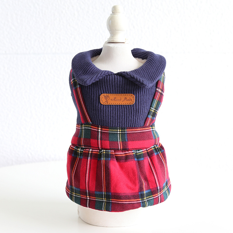 College Collar Plaid Skirt - Image 15