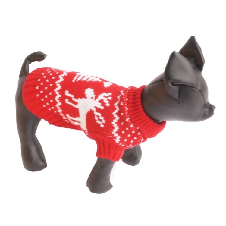 Elk Reindeer Dog Sweater 2