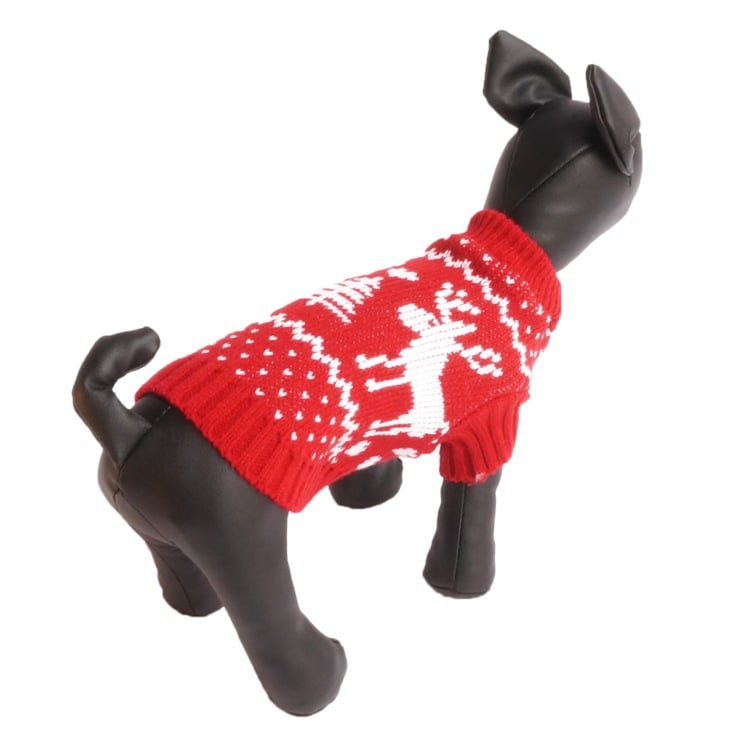 Elk Reindeer Dog Sweater 3