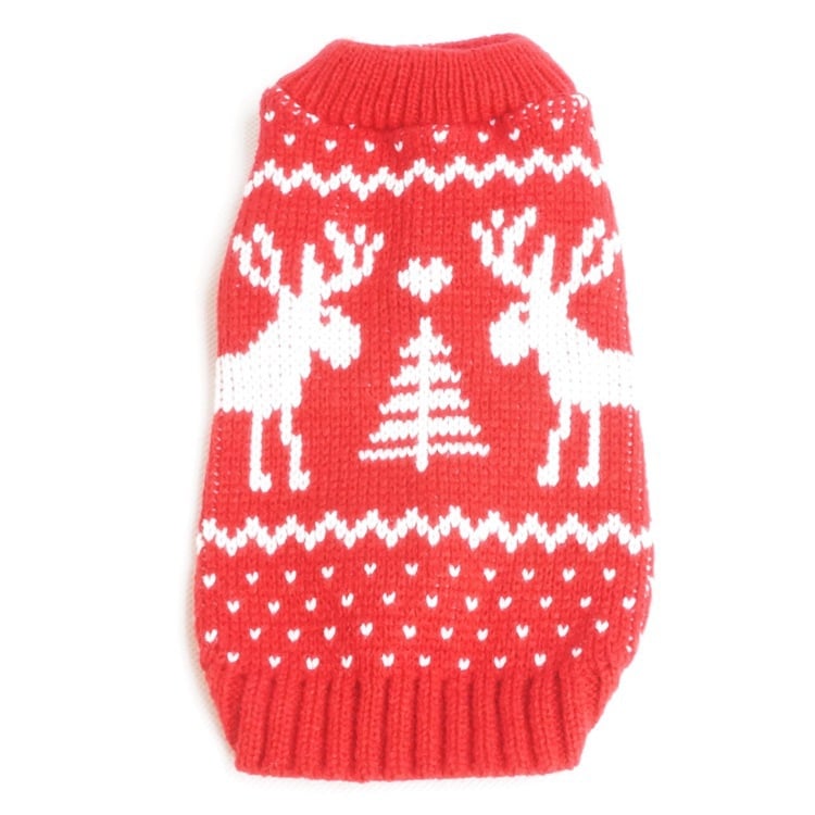 Elk Reindeer Dog Sweater 4