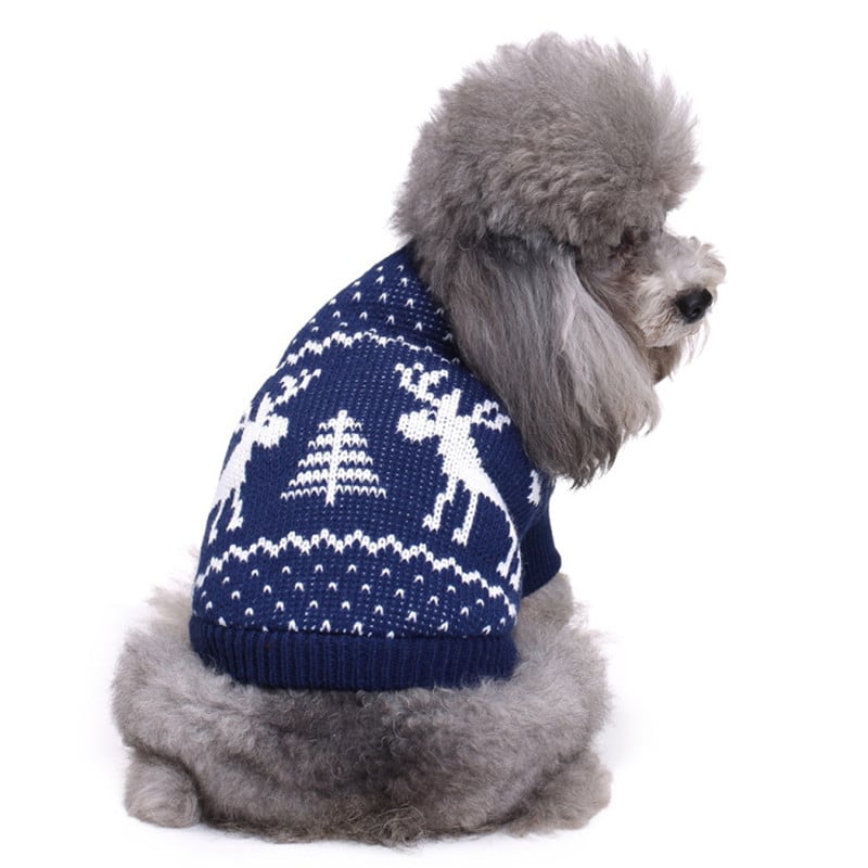 Elk Reindeer Dog Sweater 7