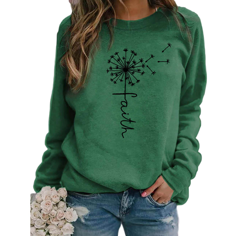 Faith Letter Print T-Shirt 4
