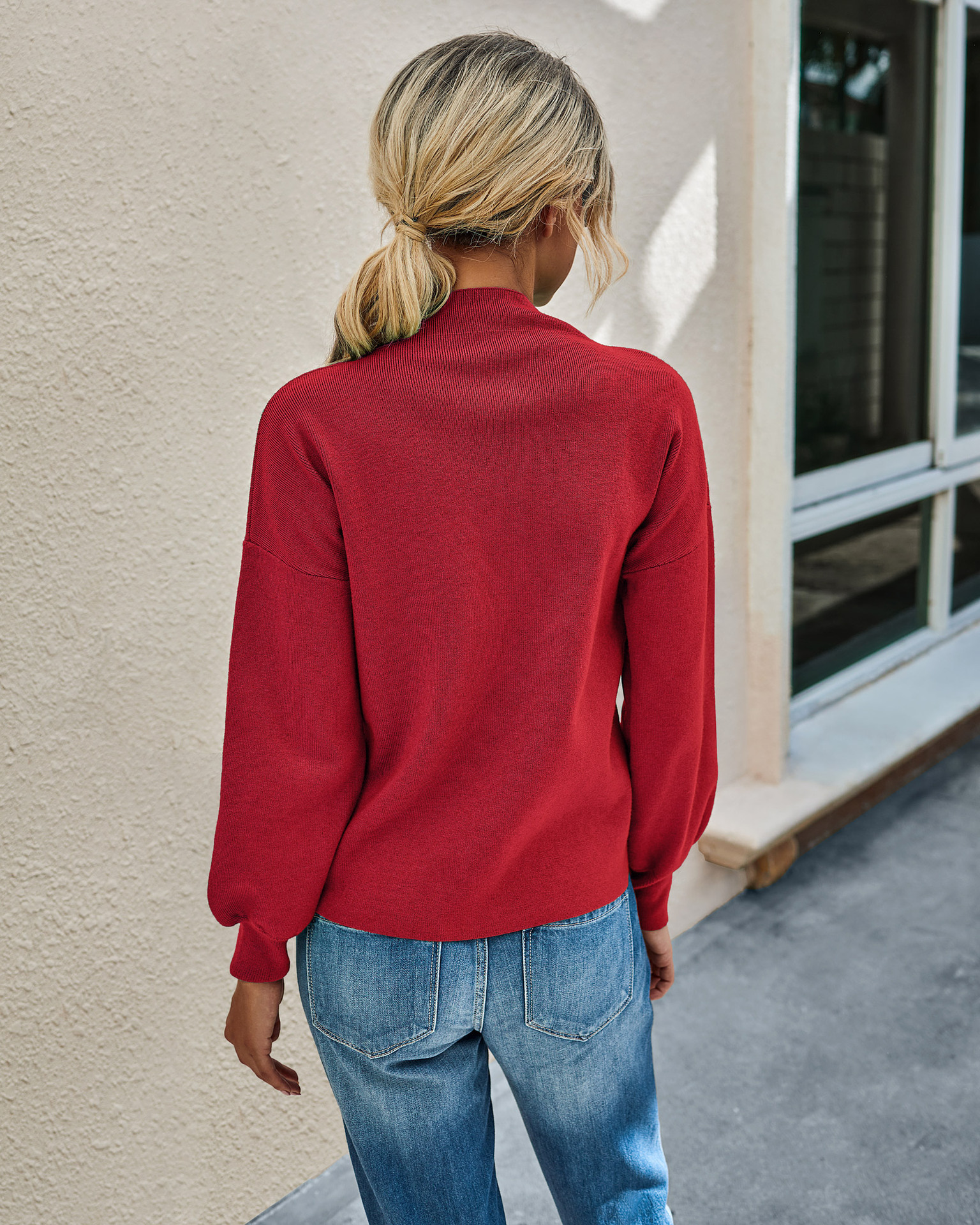 Knitted Pullover Image 8