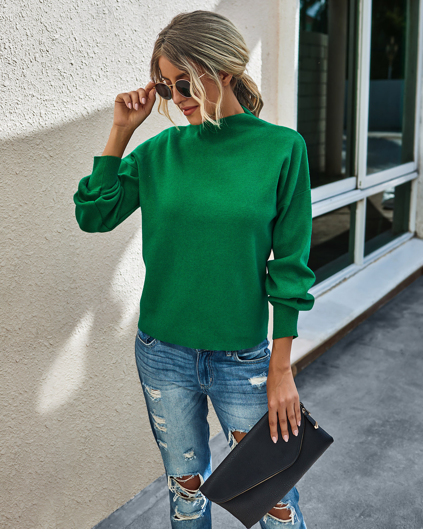 Knitted Pullover Image 18