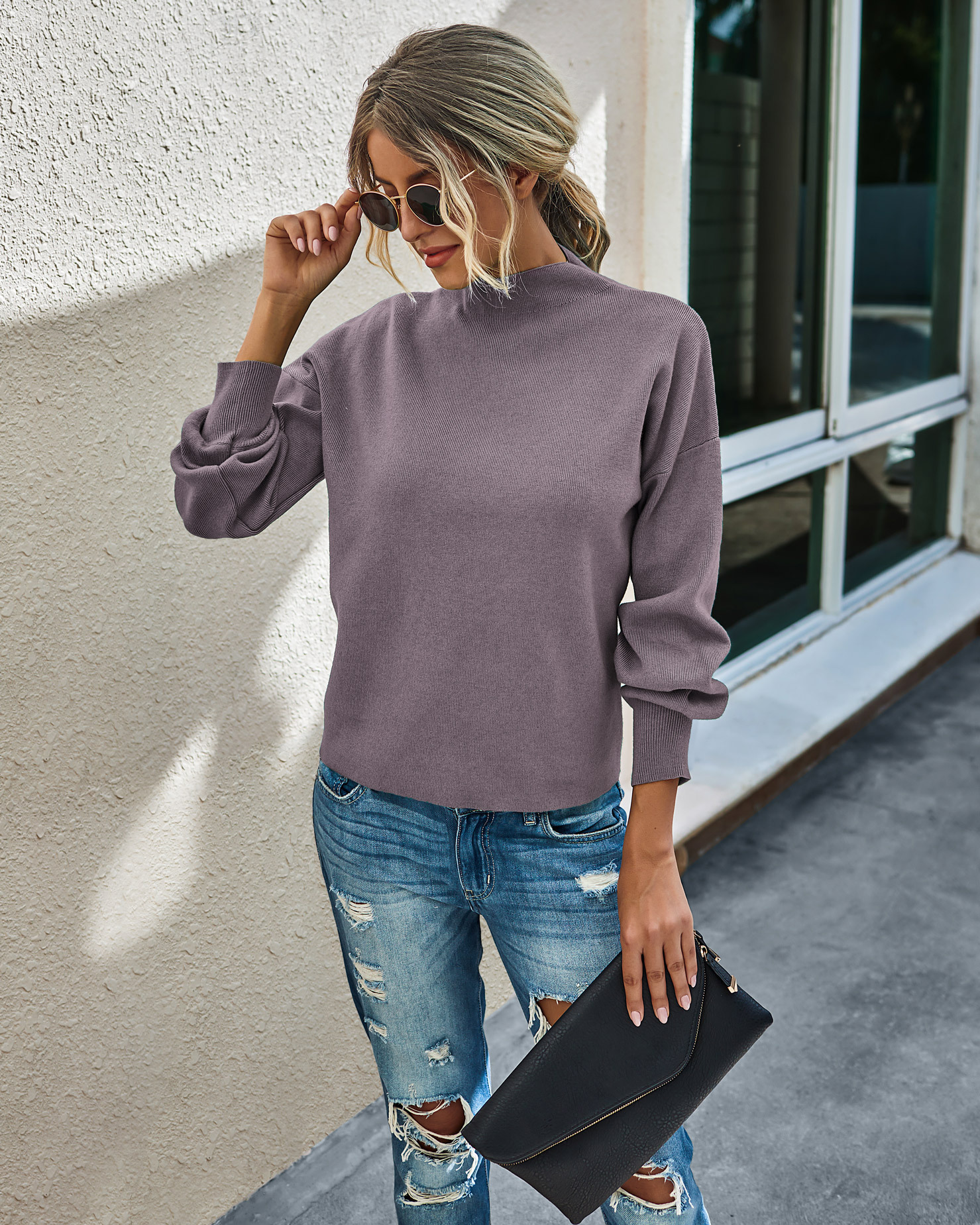 Knitted Pullover Image 26