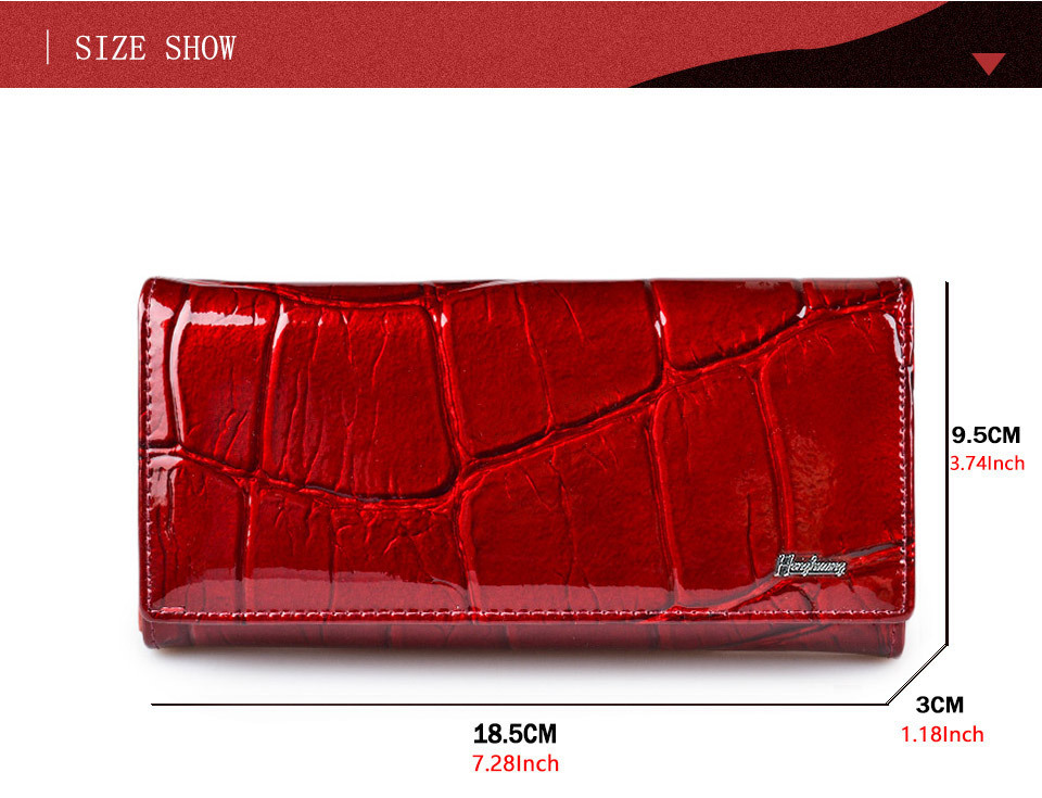 Ladies Leather Long Wallet