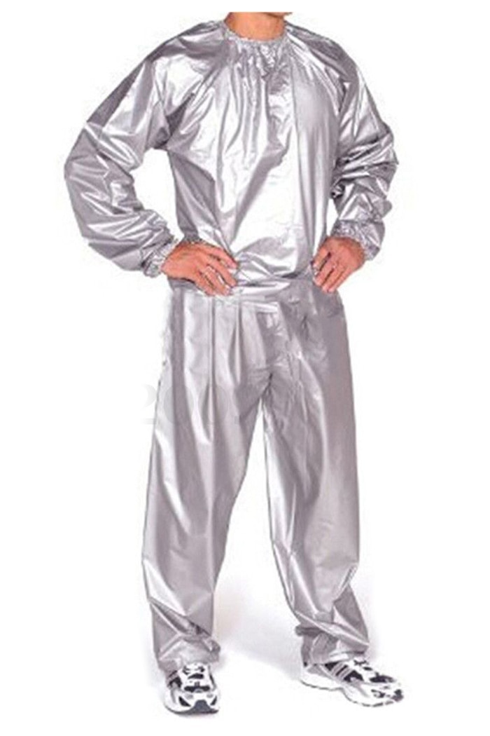 Silver Sweat Suit