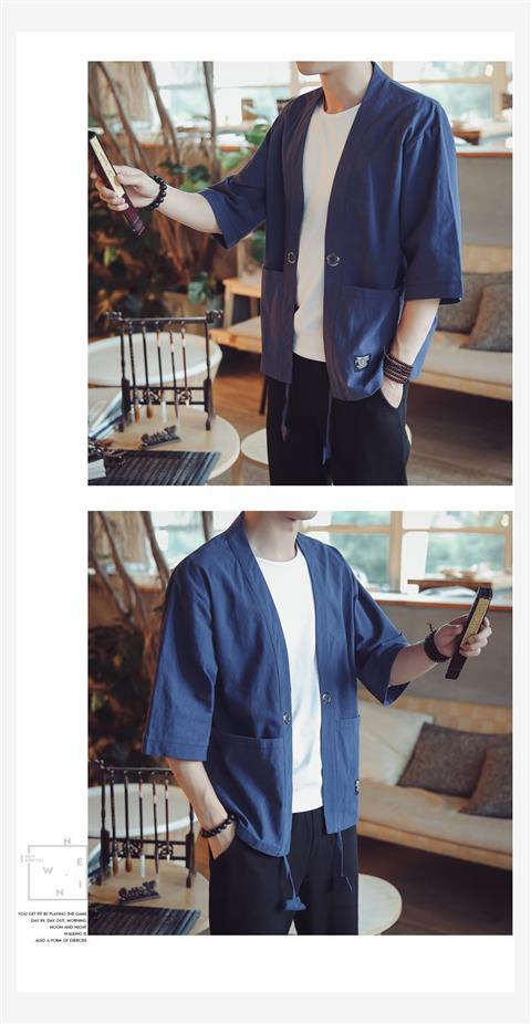 Three-quarter Sleeve Cardigan - Stylish Design