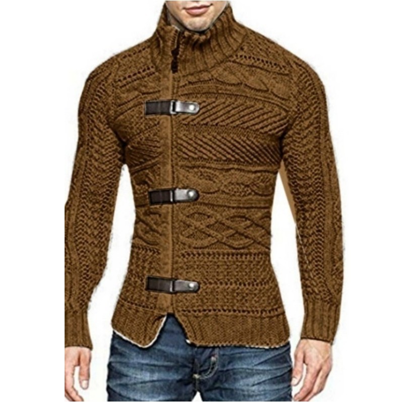 Men's Knitted Jacket - Off White