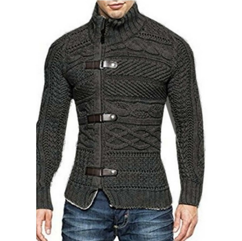 Men's Knitted Jacket Details