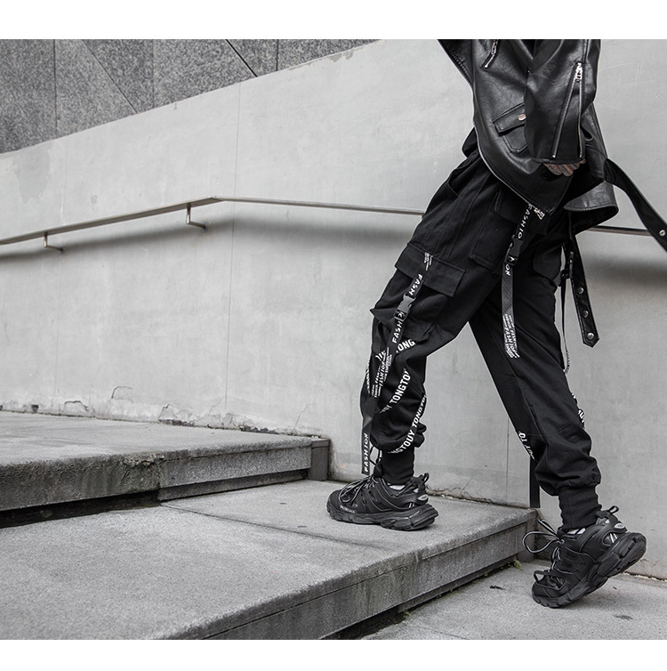 Multi-pocket cargo pants 8