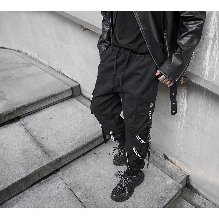 Multi-pocket cargo pants 11