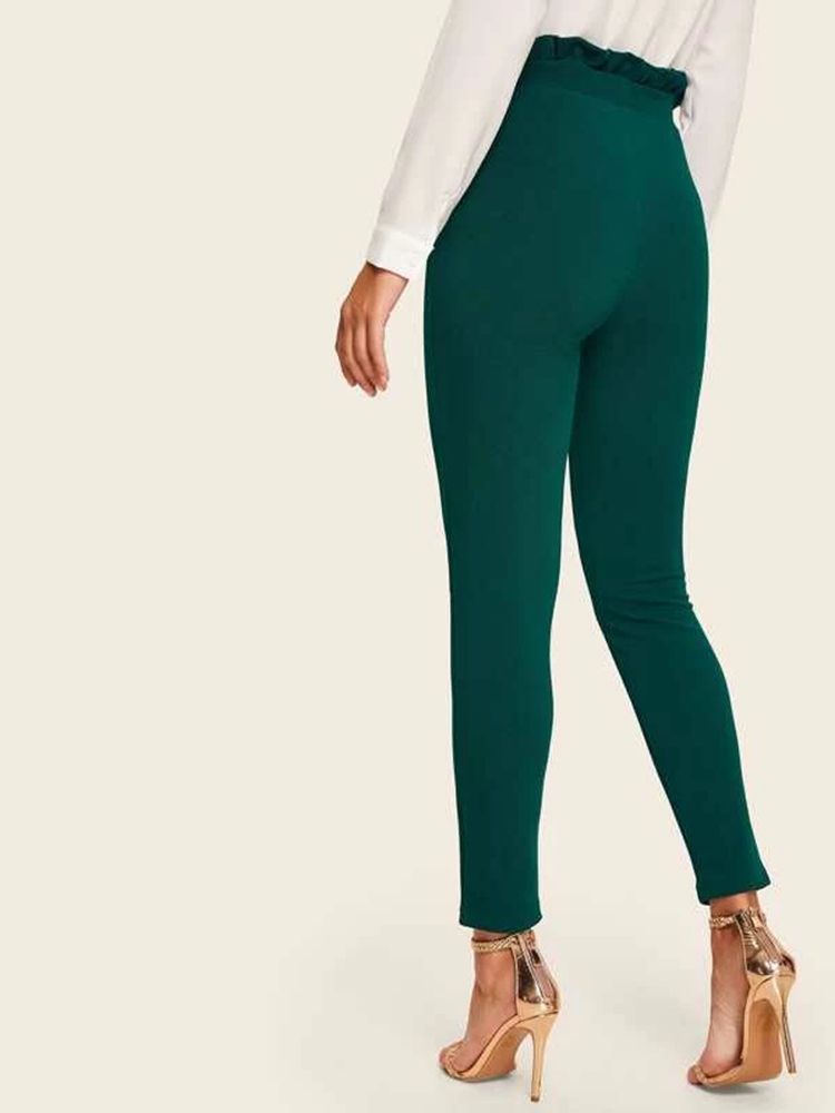 Orange Paper Bag Belt Tights Image 13