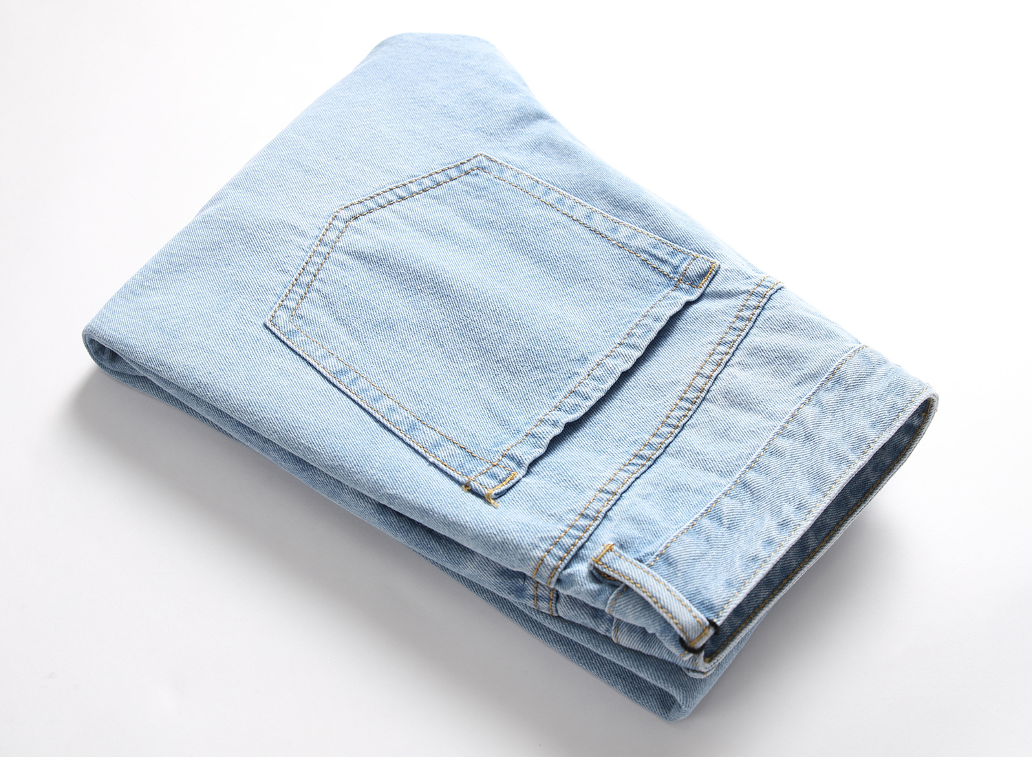 Vaqueros rotos azul claro para hombre