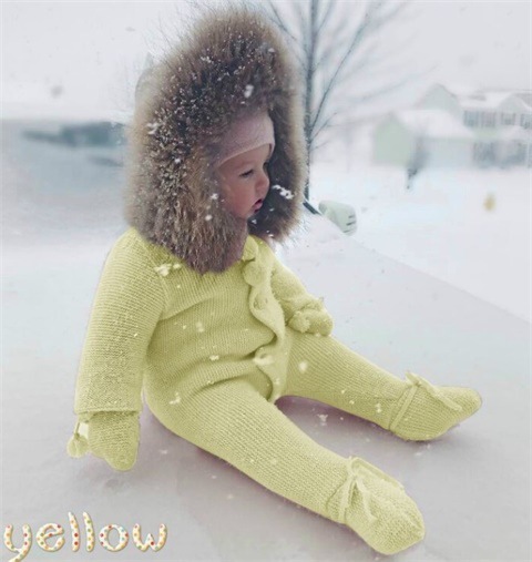 Warm Hooded Romper Image 4