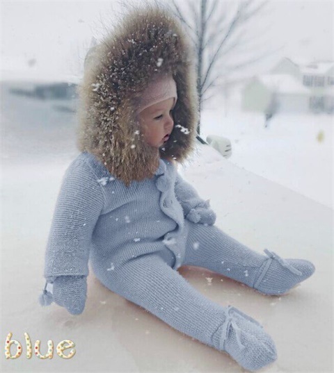 Warm Hooded Romper Image 7