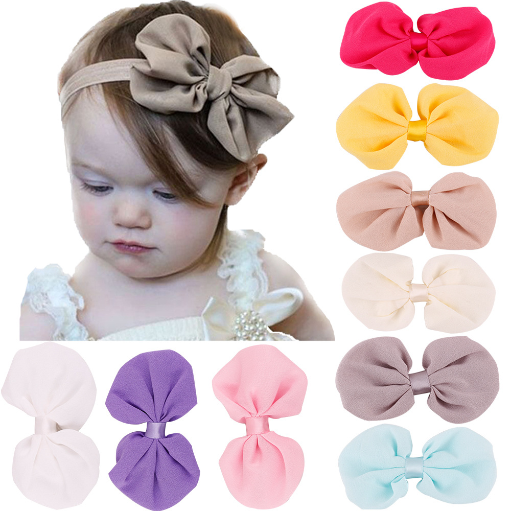 Solid Color Baby Hair Band