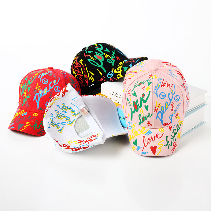 Casual Graffiti Baseball Hat 1