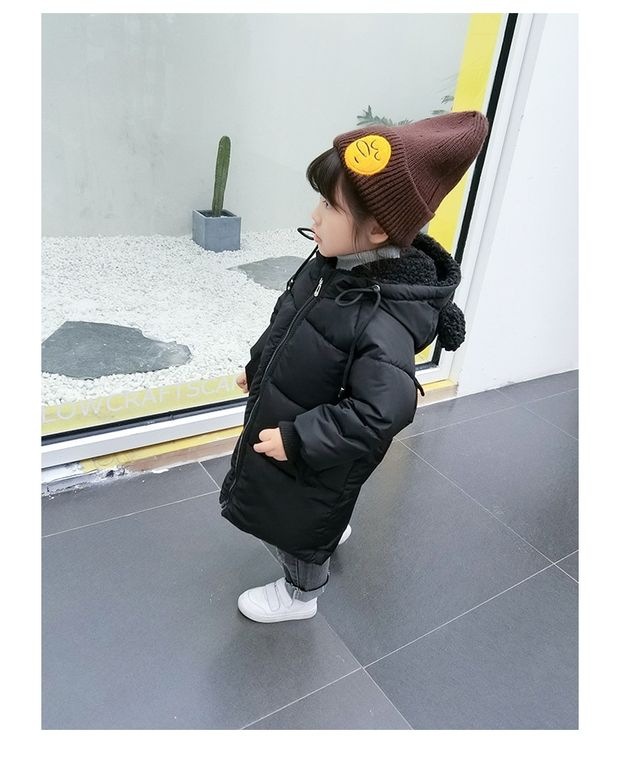 Children's Mid-Length Down Padded Jacket - Comfortable Fit