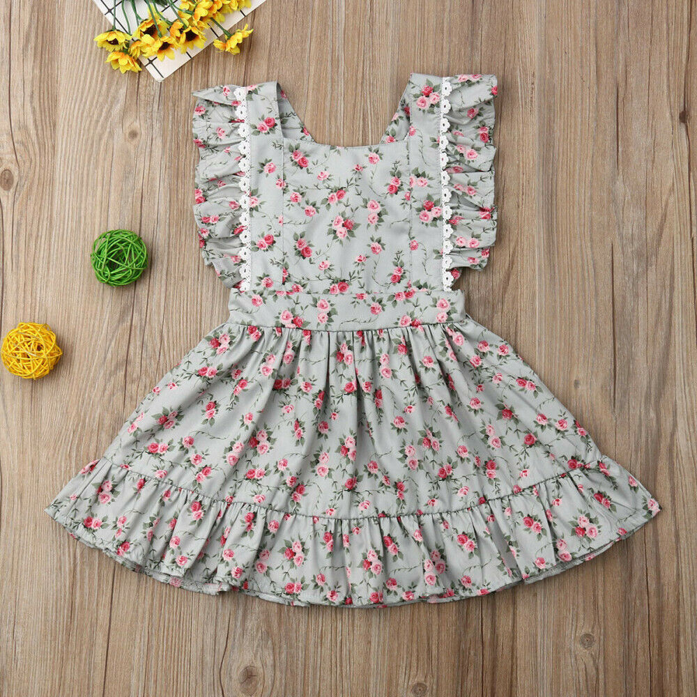 Girl's Floral Dress Skirt