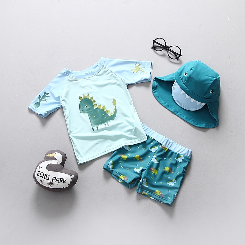 Kids Dinosaur Swimwear Image 4