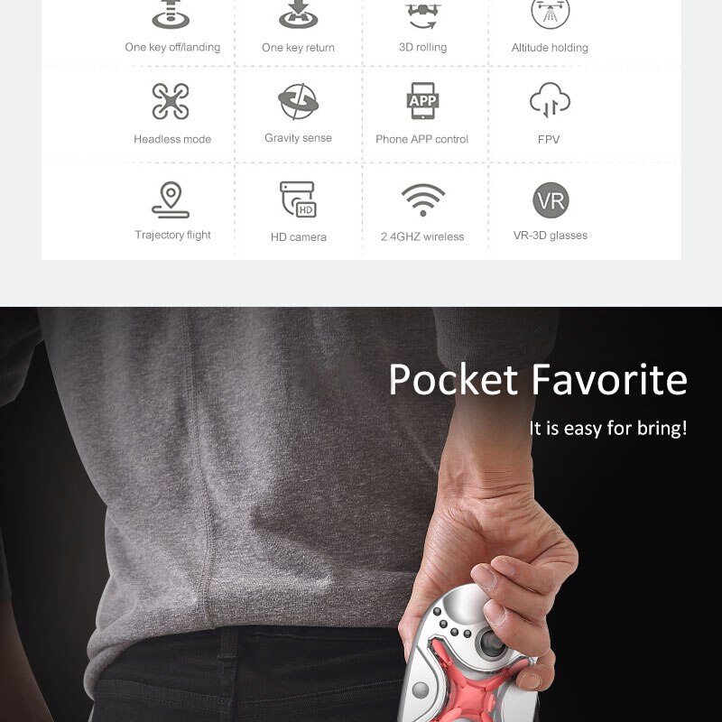 Mini-drone GW009C-1S (2)