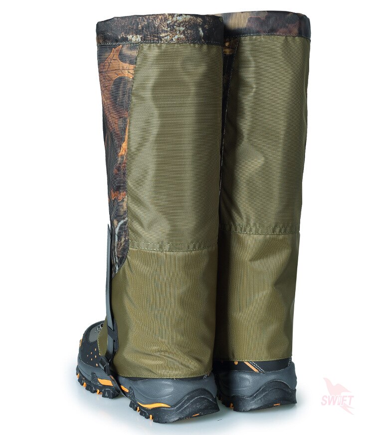 Camouflage Snow Gaiters - Strap System