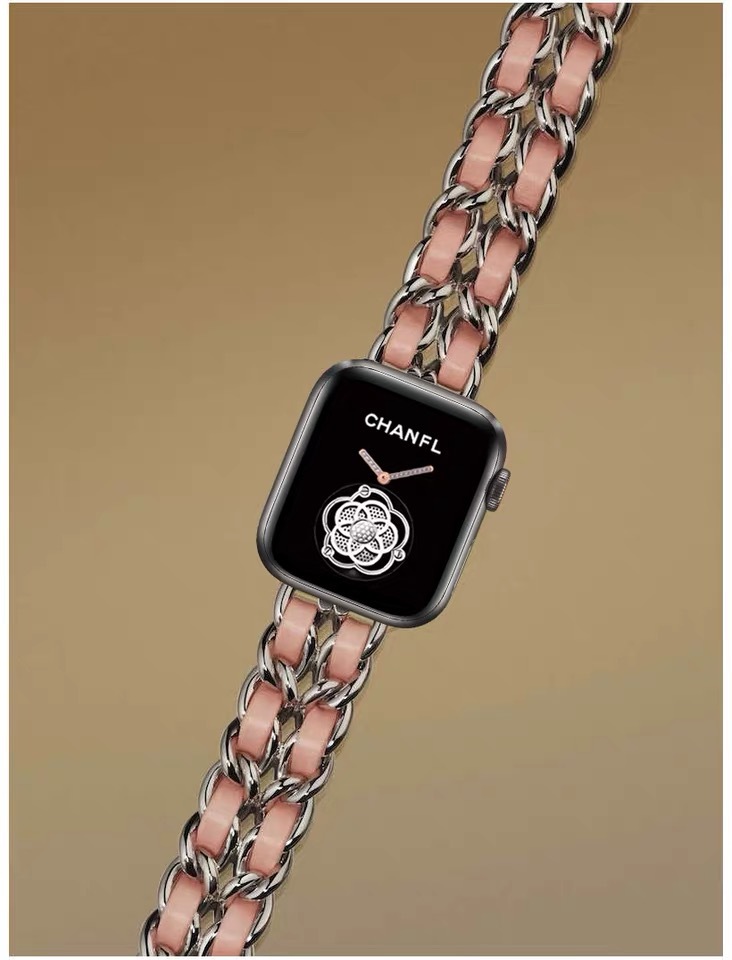 Denim Chain Strap Image 6