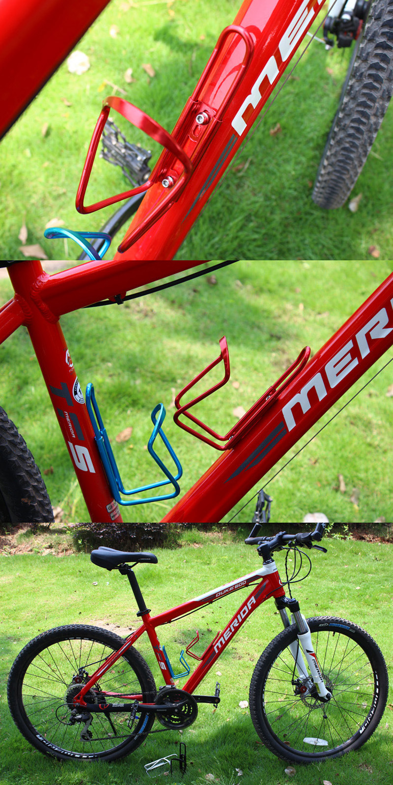 Bicycle Bottle Holder in Action