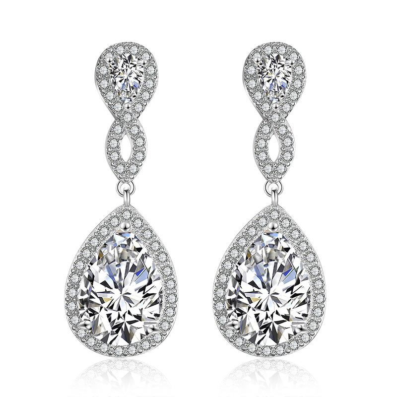 Rose Gold Drop-shaped Earrings