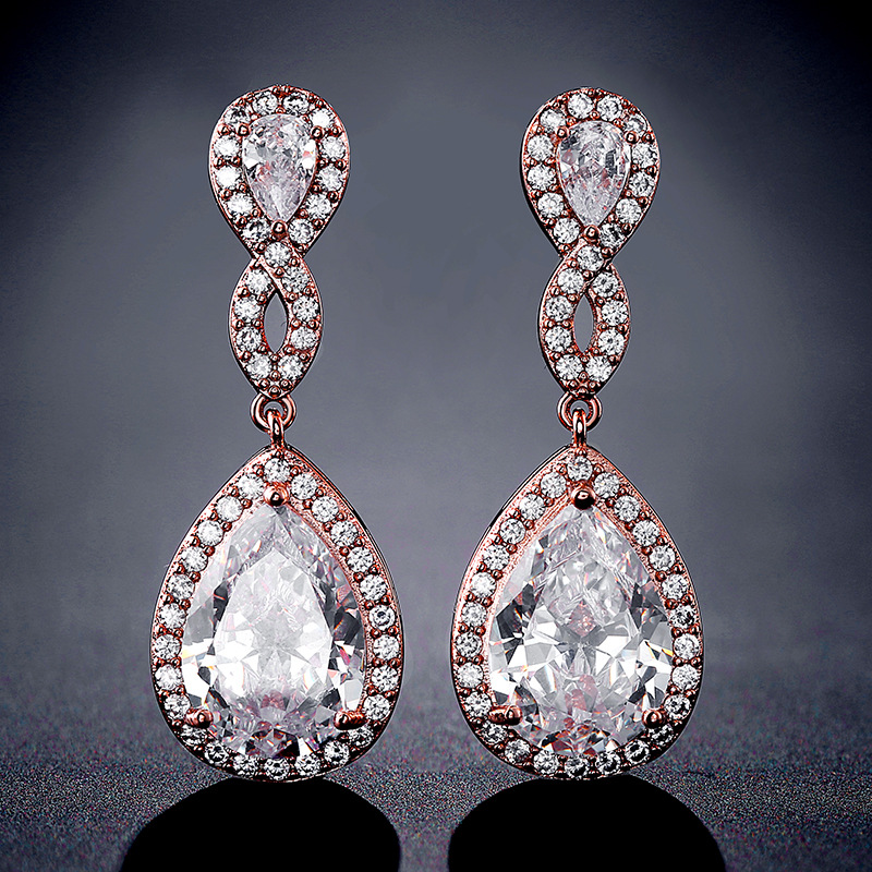AAA Zircon Inlay Earrings