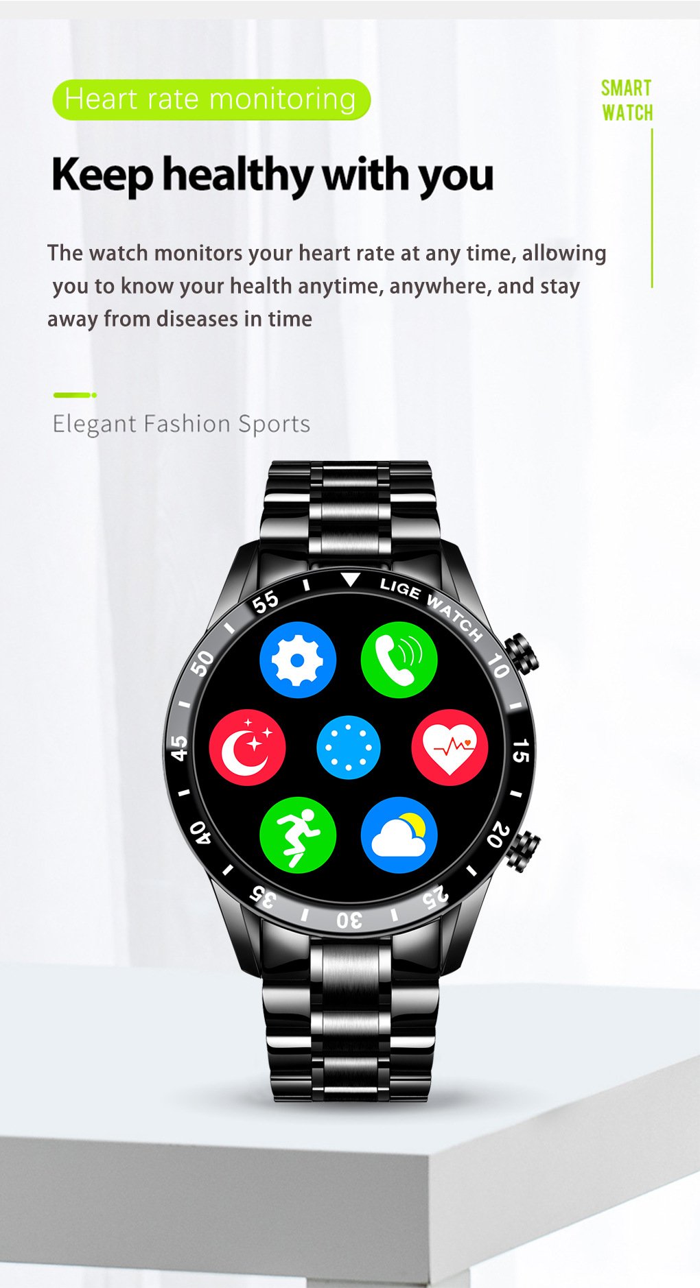 Lige Smart Watch Design