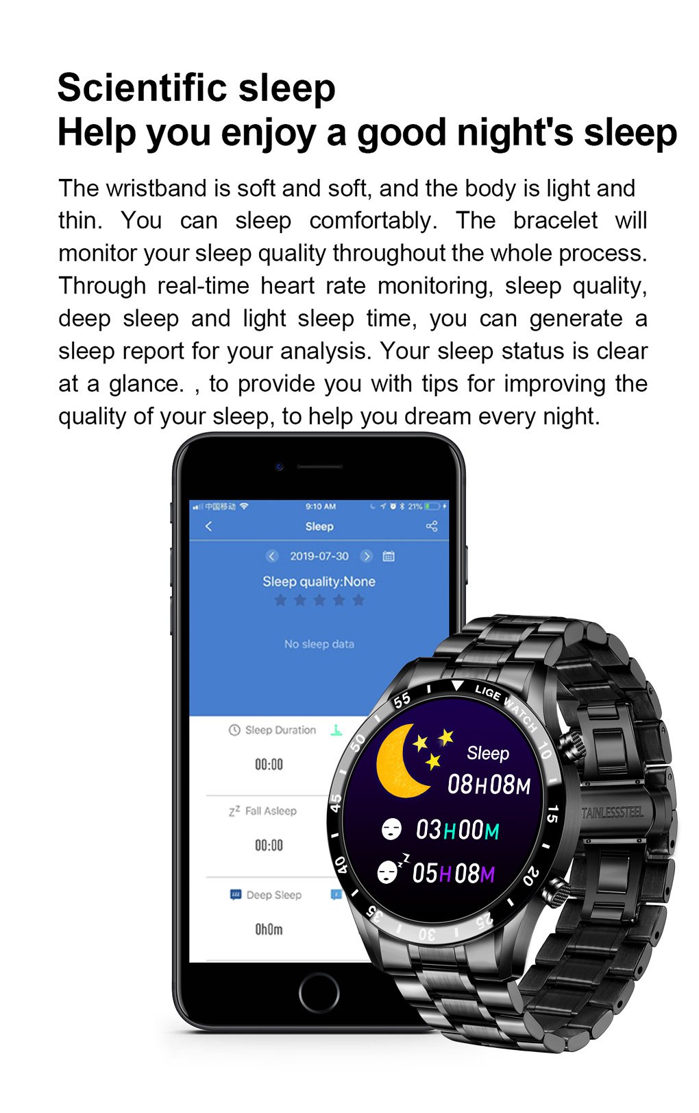 Lige Smart Watch Lifestyle
