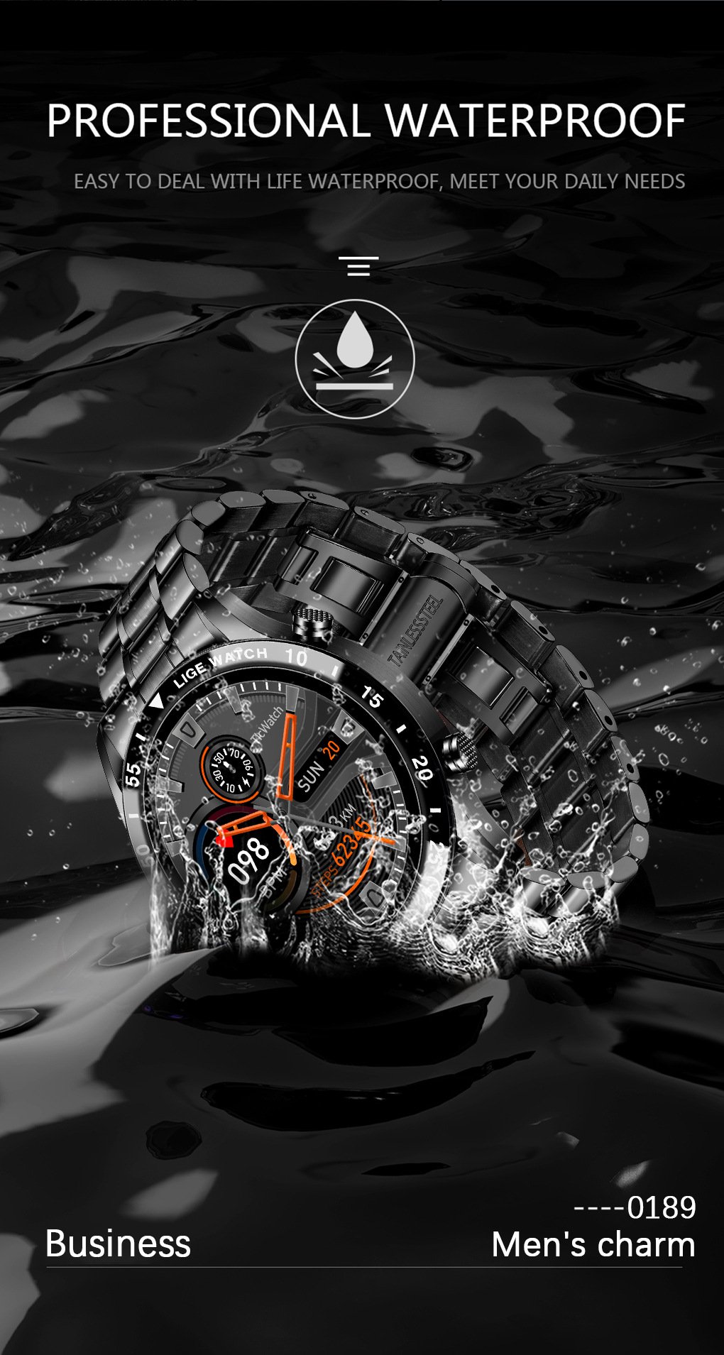 Lige Smart Watch Features Overview