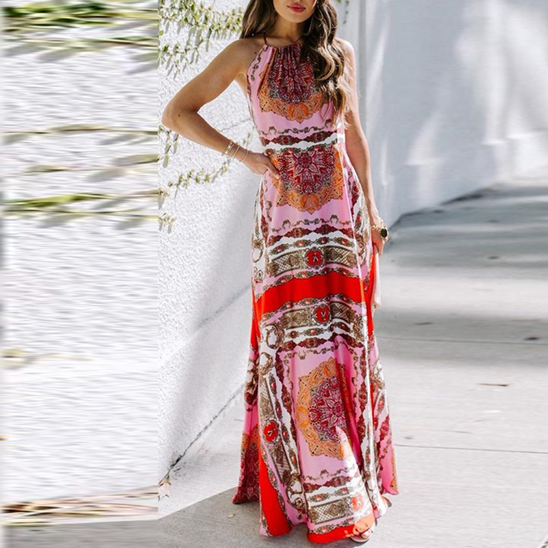 Robe à Col Halter Mode Femme 4