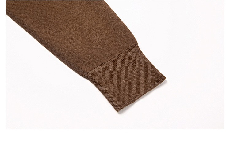 Lapel Long-sleeve Cardigan Sweater Image 8