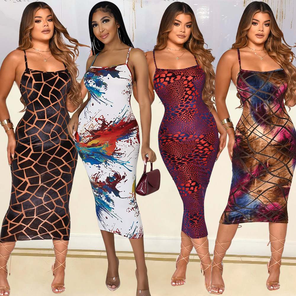 Floral Print One-step Dress Image 1