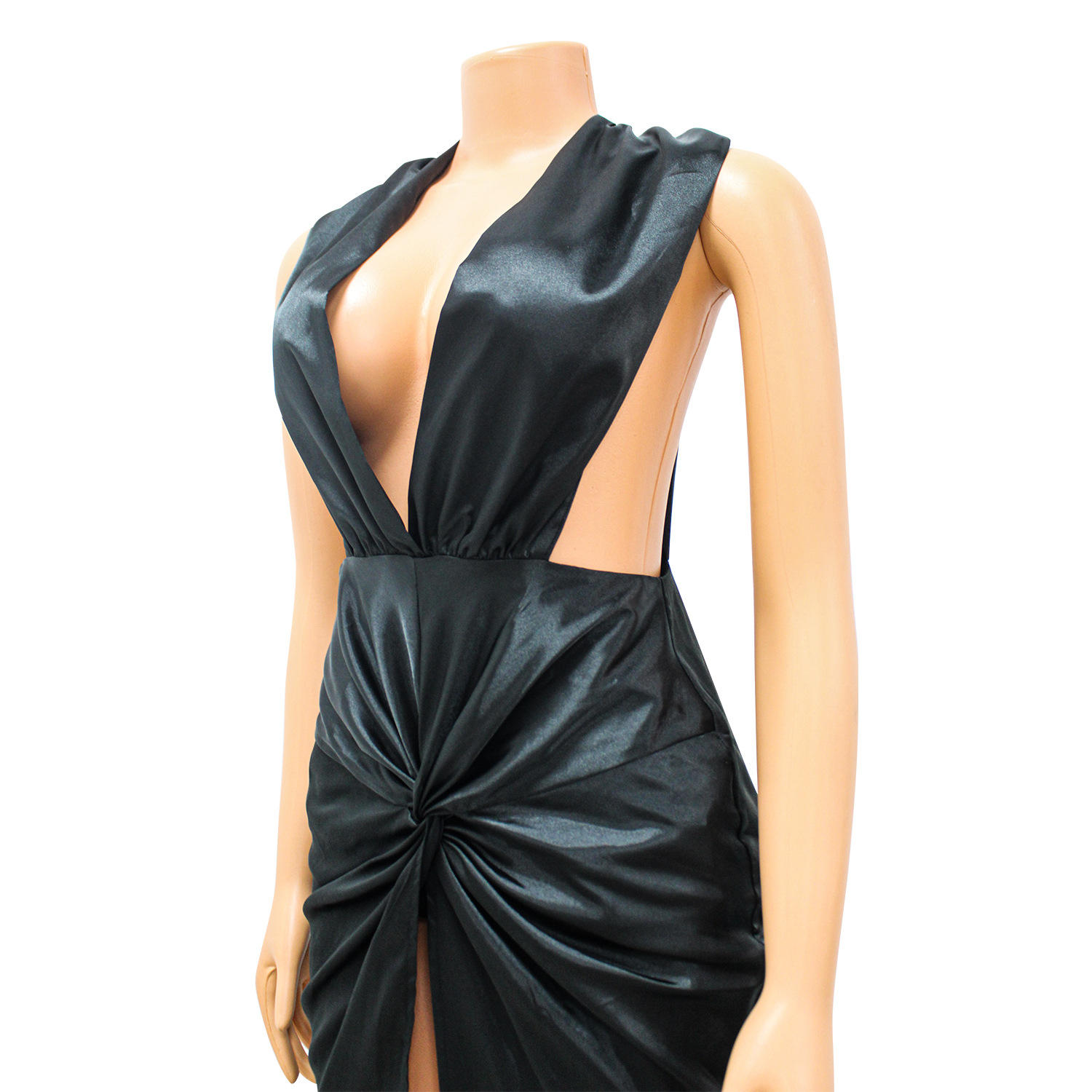 Women's V-neck Dress Image 5