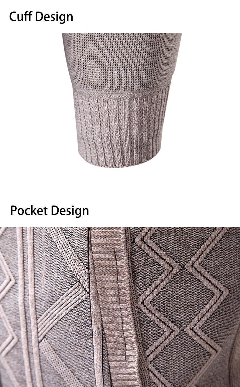 Men's Casual Loose Cardigan Sweater