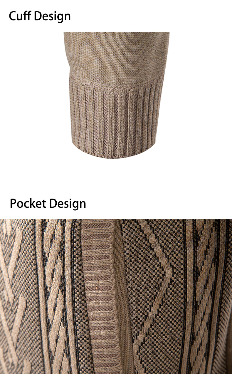 Men's Casual Stand Collar Sweater - Image 5