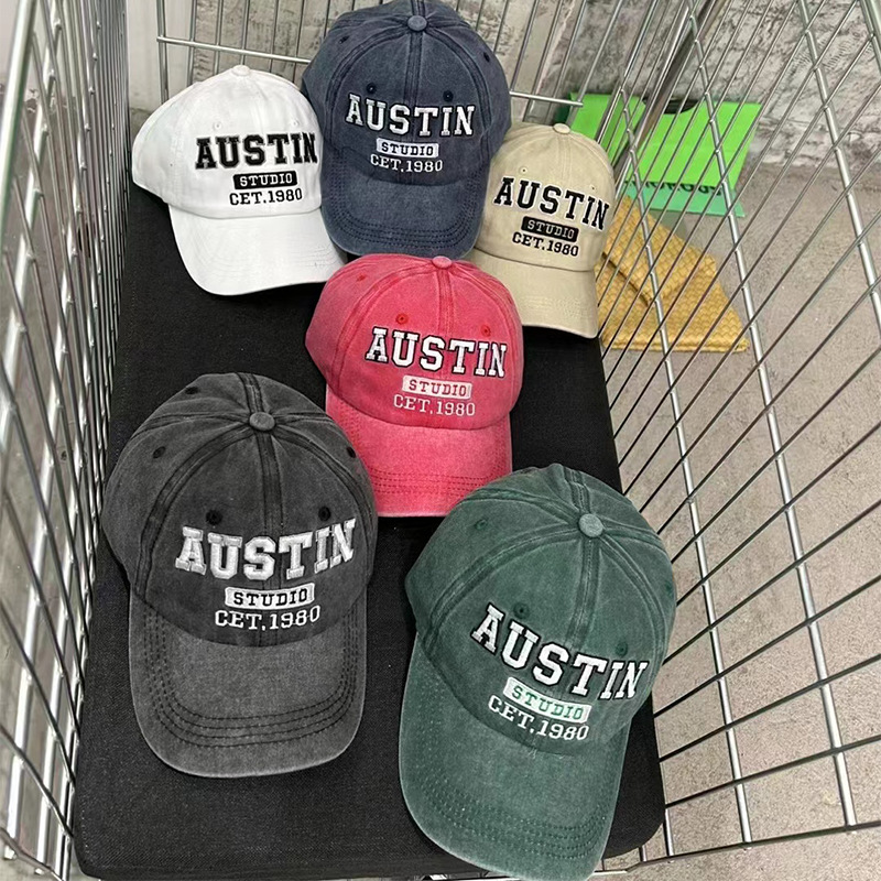 Denim Baseball Hat Image 3