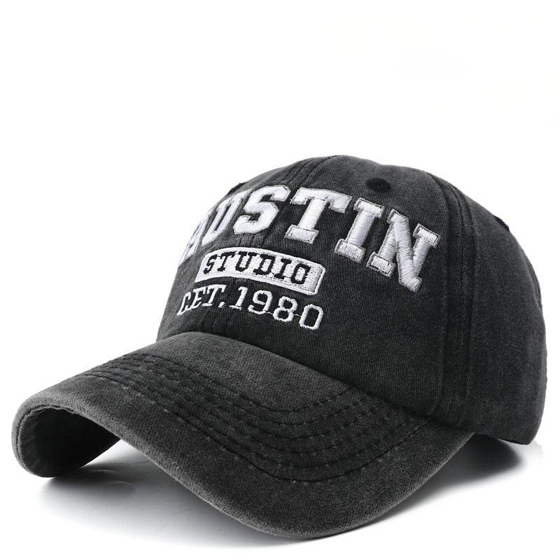 Denim Baseball Hat Image 5