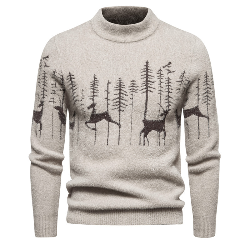 Men's Christmas Sweater Back View