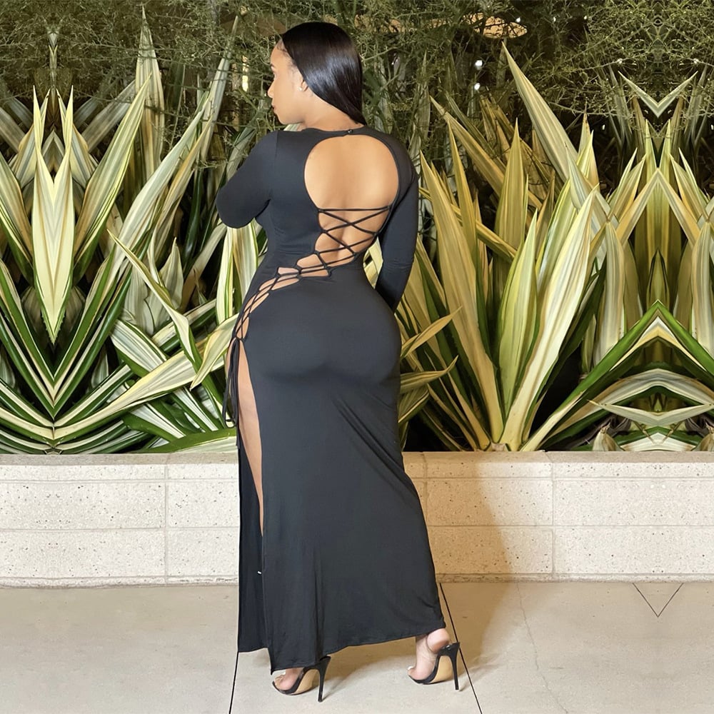 Long Sleeve Dress Image 6